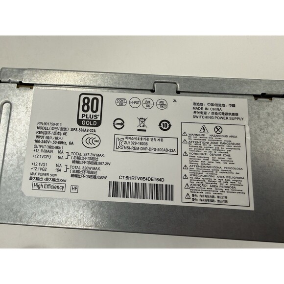 Original New PSU for H P 500W Power Supply DPS-500AB-32 A DPS-500AB-32A 901759-0 - Picture 11 of 12